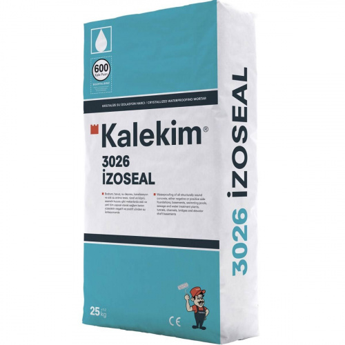 Кристаллический гидроизоляционный материал Kalekim Izoseal 3026 (25 кг) Кристаллический гидроизоляционный материал Kalekim Izoseal 3026 (25 кг)