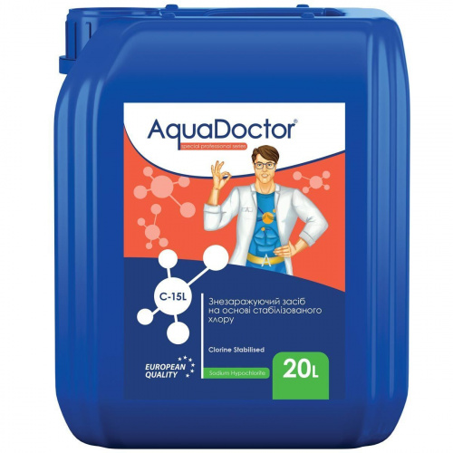 Гипохлорит натрия AquaDoctor C-15L 20 л Гипохлорит натрия AquaDoctor C-15L 20 л