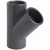 Тройник ПВХ Aquaviva 45° клеевой