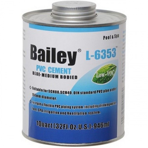 Клей для труб ПВХ Bailey L-6353 Клей для труб ПВХ Bailey L-6353