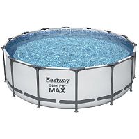 Каркасный бассейн Bestway Steel Pro 5612X (427х122 см) с картриджным фильтром, тентом и лестницей