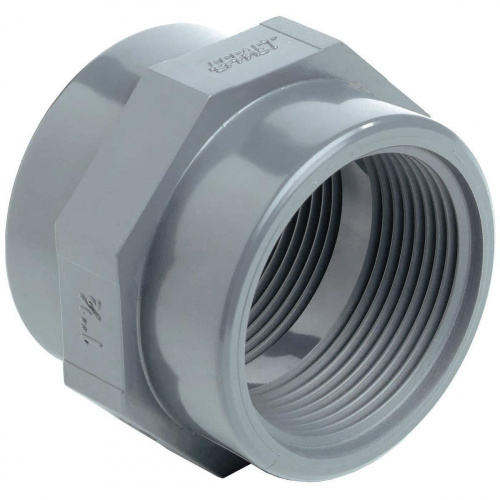 Муфта ПВХ Effast RERMAE063G с внутренней резьбой, d2" Муфта ПВХ Effast RERMAE063G с внутренней резьбой, d2"