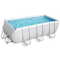 Каркасный прямоугольный бассейн Bestway Steel 56457 (412х201х122 см) с песочным фильтром и лестницей