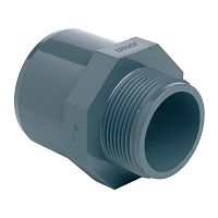 Двойной адаптор муфтовое/втулочное окончание EFFAST d63x75x1-1/2" (RGRAMG063F)
